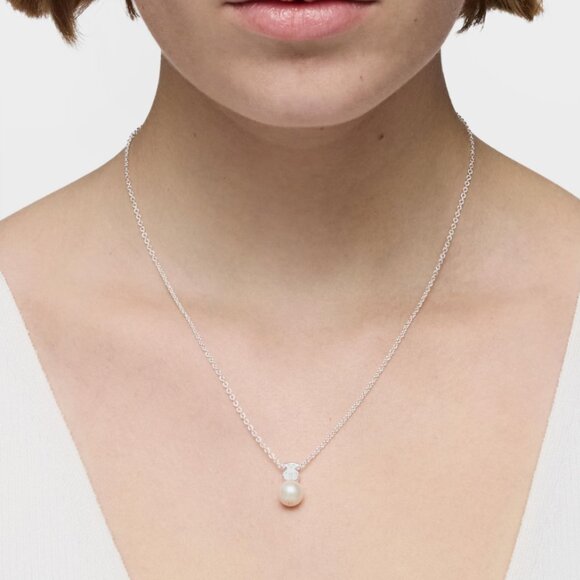 Tous Silver Sweet Dolls Necklace with Pearls and Bear motif - Picture 5 of 6